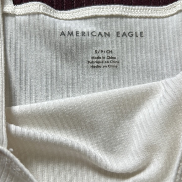 White Ribbed Tank Top - Picture 3 of 3